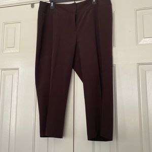 Brown Capri Slacks
